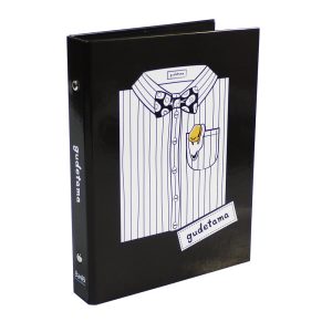 Bantex Multiring Binder 20 Ring 25mm A5 Gudetama Black #1329 36