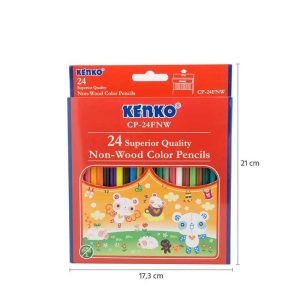 Kenko 24 colored pencils/pensil warna CP-24 FNW Non Wood