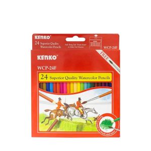 Kenko 24 colored pencils/pensil warna Water WCP-24F Paper Box Classic/Fancy